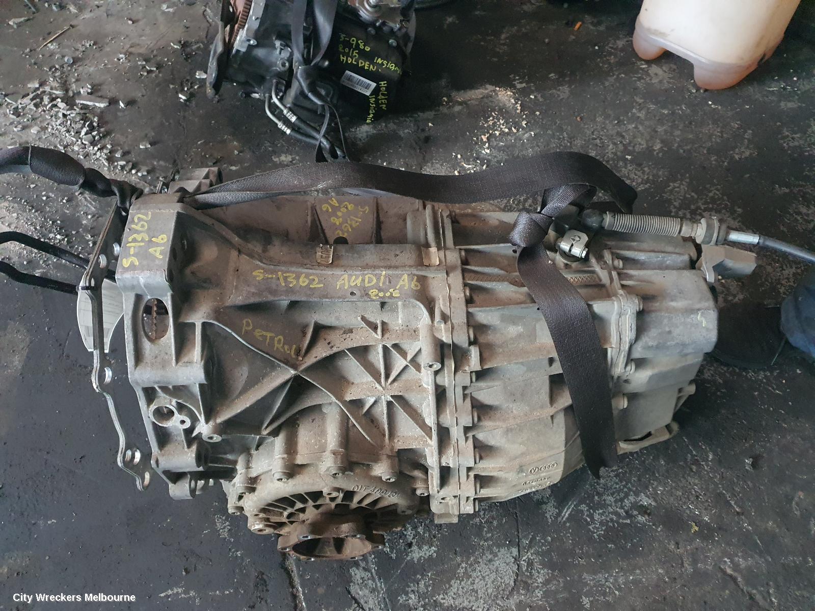 AUDI A6 TRANS/GEARBOX, AUTO, FWD, PETROL, 2.0, C6/4F (A6), KTB CODE, 09/2006 - 06/2011