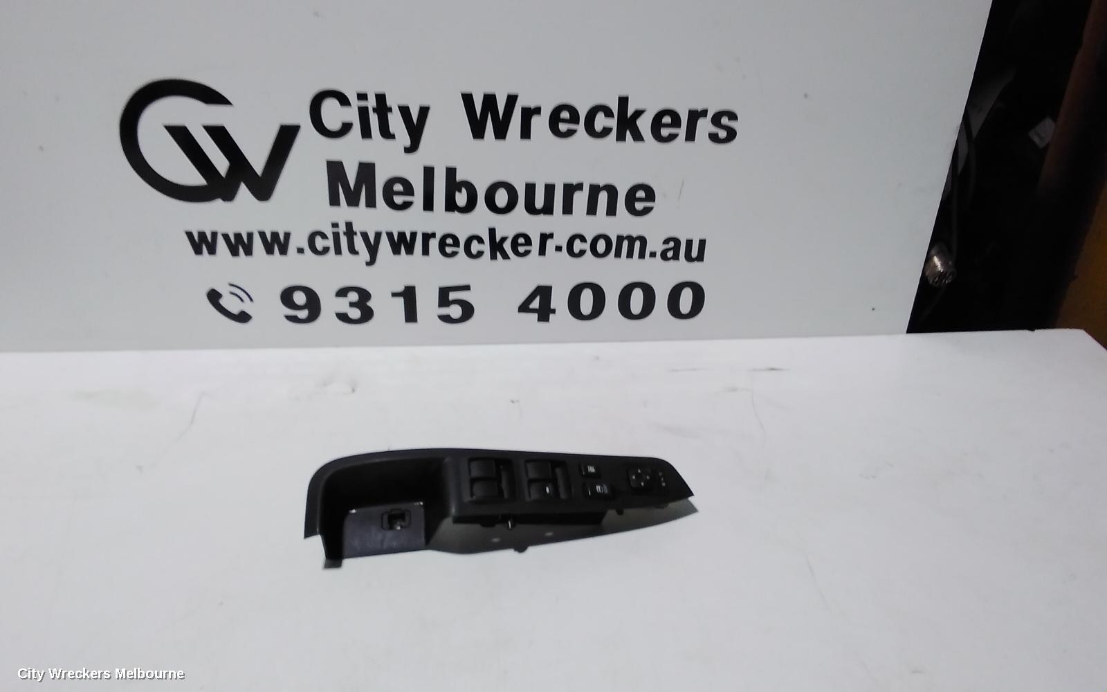 PEUGEOT 4007 PWR DR WIND SWITCH, RH FRONT (MASTER SWITCH), GS, 11/2009 - 08/2013