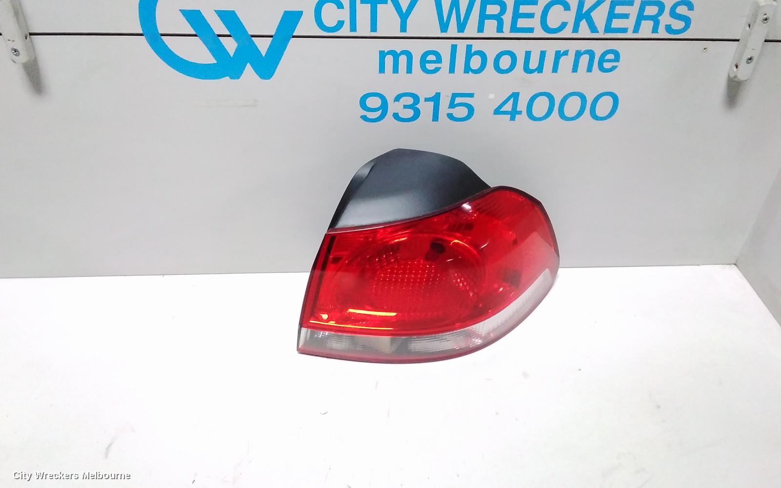 VOLKSWAGEN GOLF RIGHT TAILLIGHT, GEN 6, 3DR/5DR HATCH, 12/2008 - 03/2013