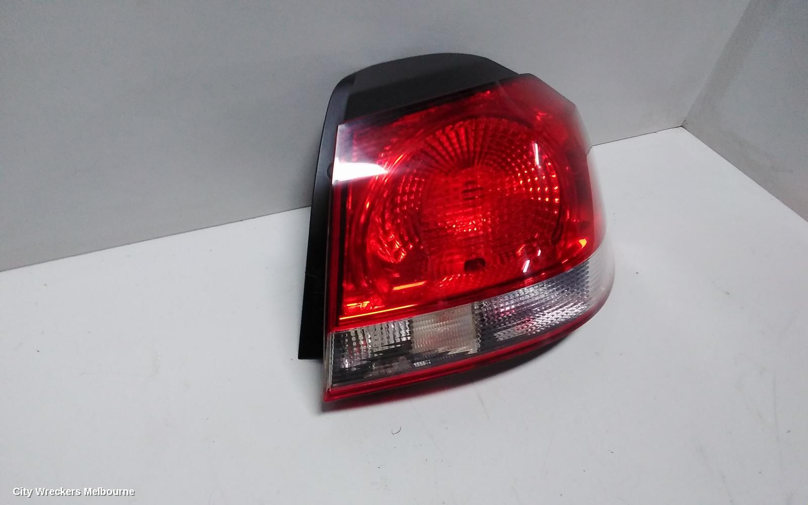 VOLKSWAGEN GOLF RIGHT TAILLIGHT, GEN 6, 3DR/5DR HATCH, 12/2008 - 03/2013