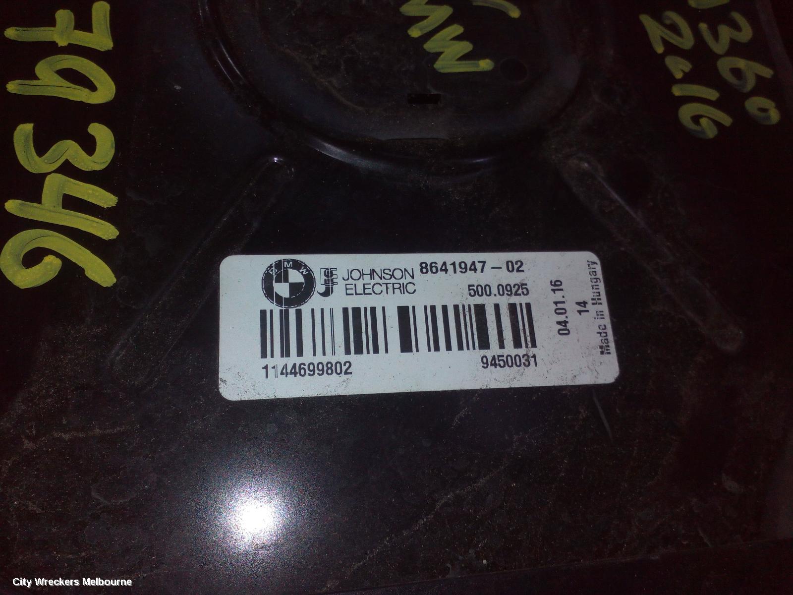 BMW 3 SERIES FAN, RADIATOR FAN, PETROL, 320I/330I/340I, 400W, F30/F31, 07/2015 - 05/2019