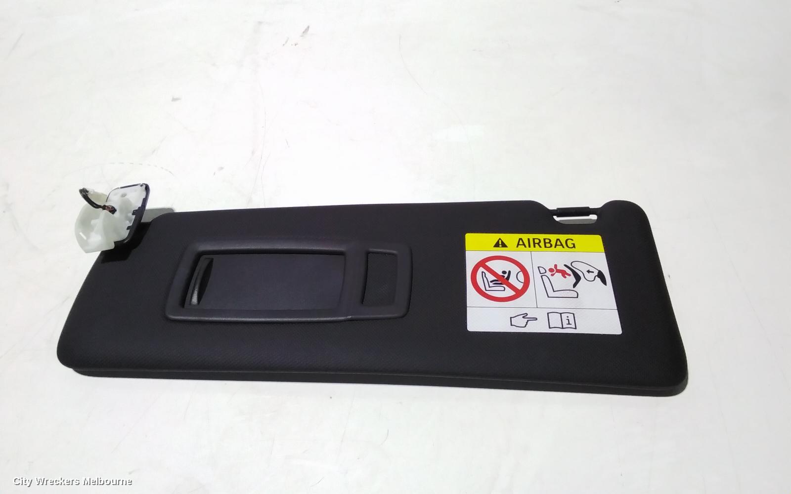 BMW 3 SERIES SUNVISOR, F30, LH SIDE, 11/2011 - 02/2019