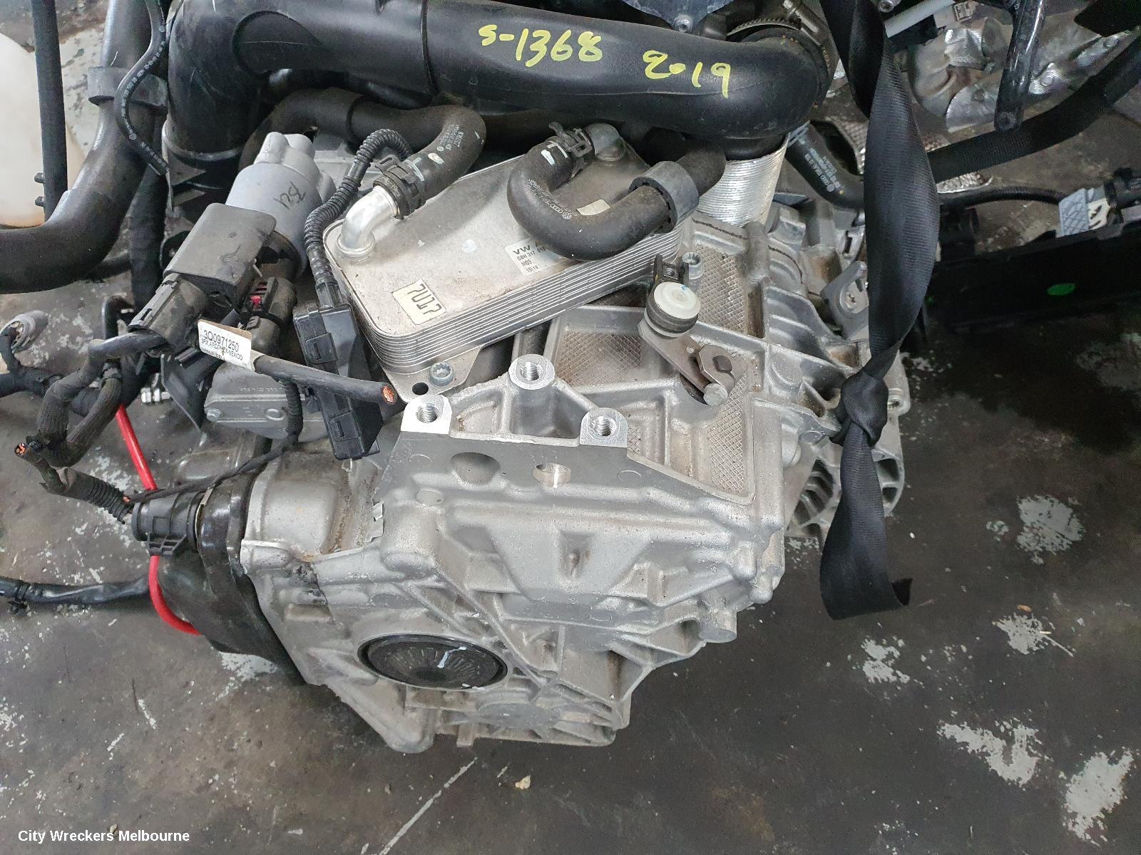 VOLKSWAGEN TIGUAN TRANS/GEARBOX, AUTO, AWD, PETROL, 2.0, 7 SPEED, NO TRANSFER CASE, TUR CODE, 5NA, 06/2016 ONWARDS