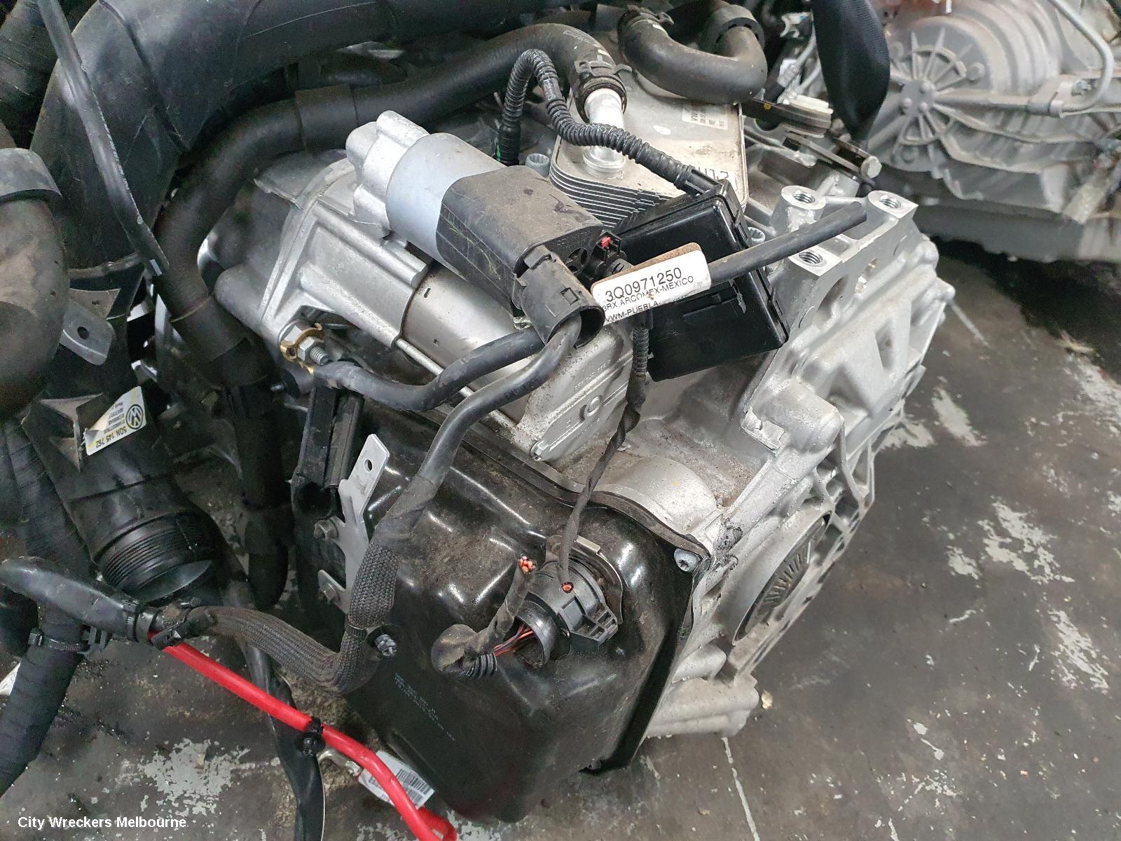 VOLKSWAGEN TIGUAN TRANS/GEARBOX, AUTO, AWD, PETROL, 2.0, 7 SPEED, NO TRANSFER CASE, TUR CODE, 5NA, 06/2016 ONWARDS