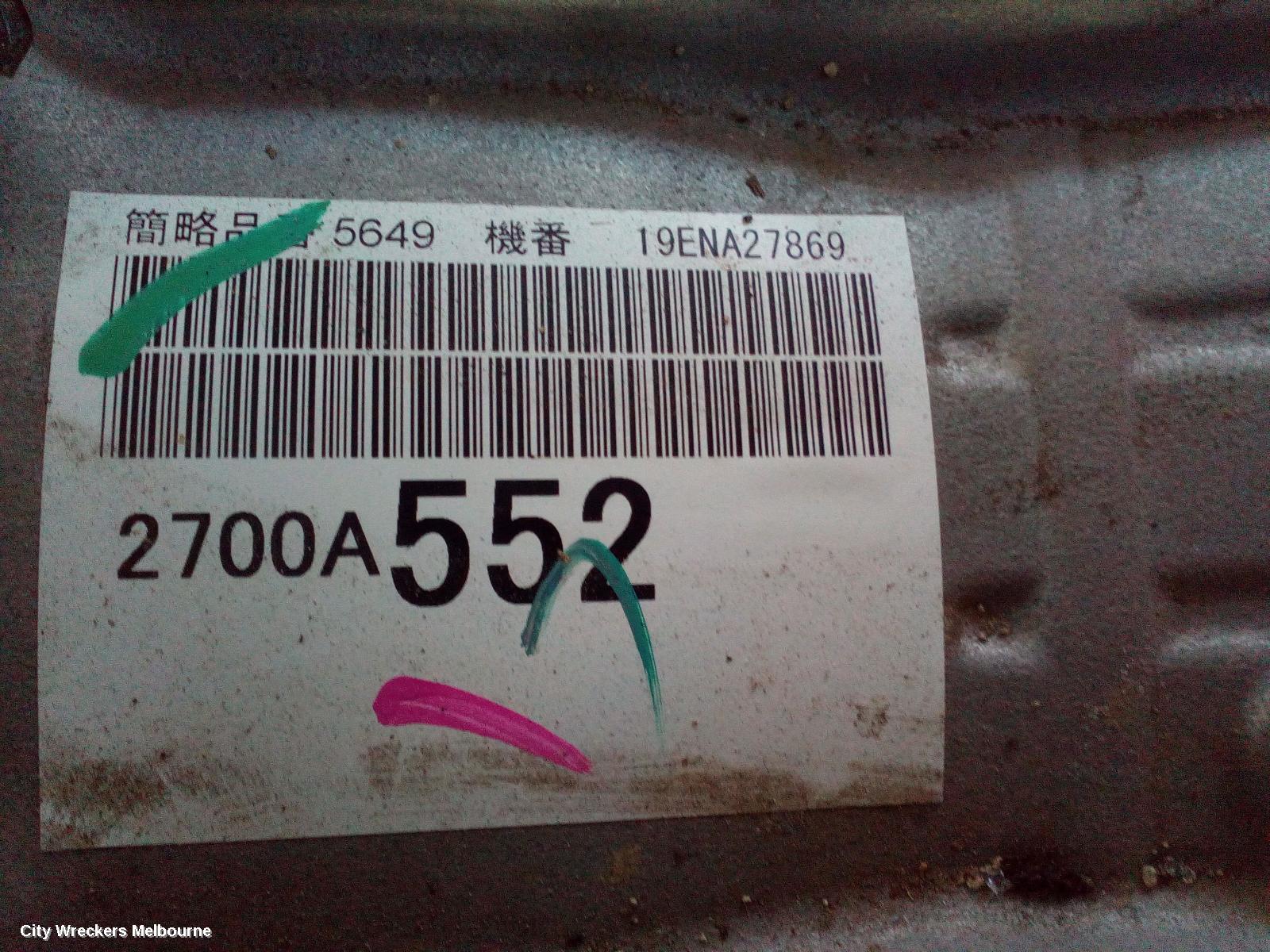 MITSUBISHI TRITON TRANS/GEARBOX, AUTO, 4WD, DIESEL, 2.4, 4N15, 6 SPEED (V6AWH TRANS CODE), W/ TRANSFER CASE, EASY SELECT 4WD TYPE, MR, 11/2018 - 10/2023