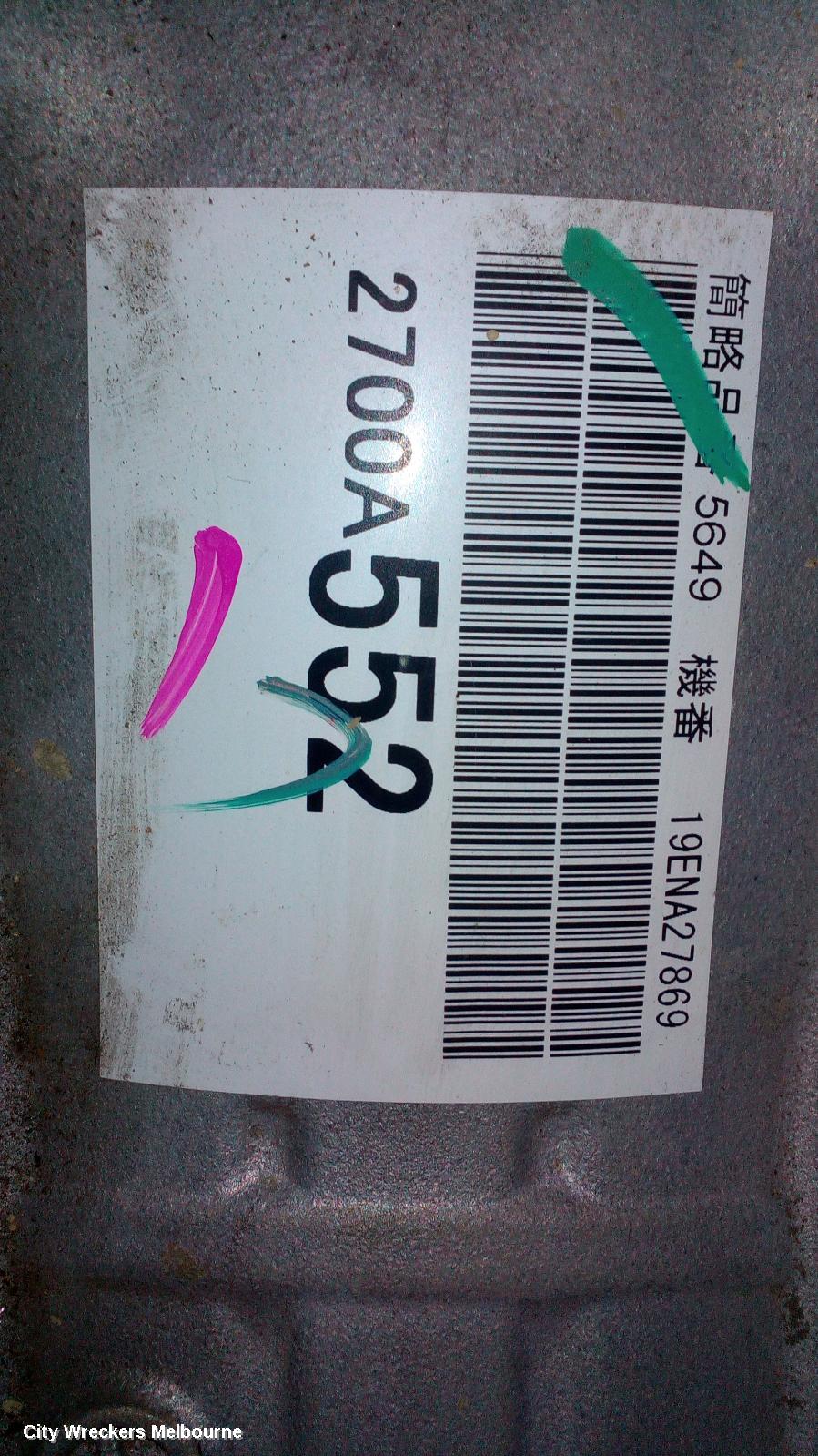 MITSUBISHI TRITON TRANS/GEARBOX, AUTO, 4WD, DIESEL, 2.4, 4N15, 6 SPEED (V6AWH TRANS CODE), W/ TRANSFER CASE, EASY SELECT 4WD TYPE, MR, 11/2018 - 10/2023