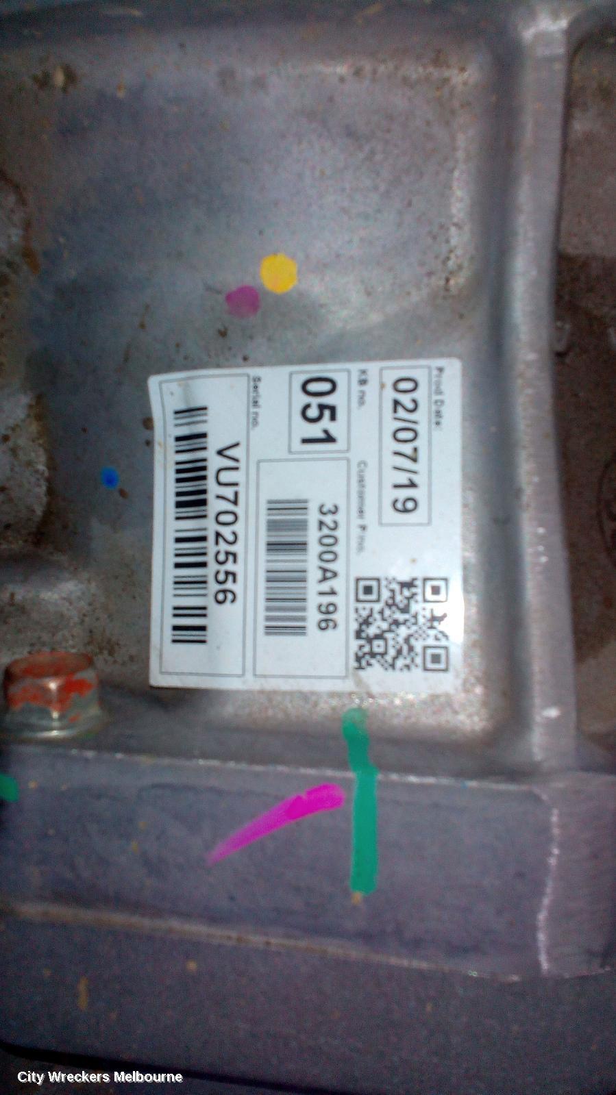 MITSUBISHI TRITON TRANS/GEARBOX, AUTO, 4WD, DIESEL, 2.4, 4N15, 6 SPEED (V6AWH TRANS CODE), W/ TRANSFER CASE, EASY SELECT 4WD TYPE, MR, 11/2018 - 10/2023