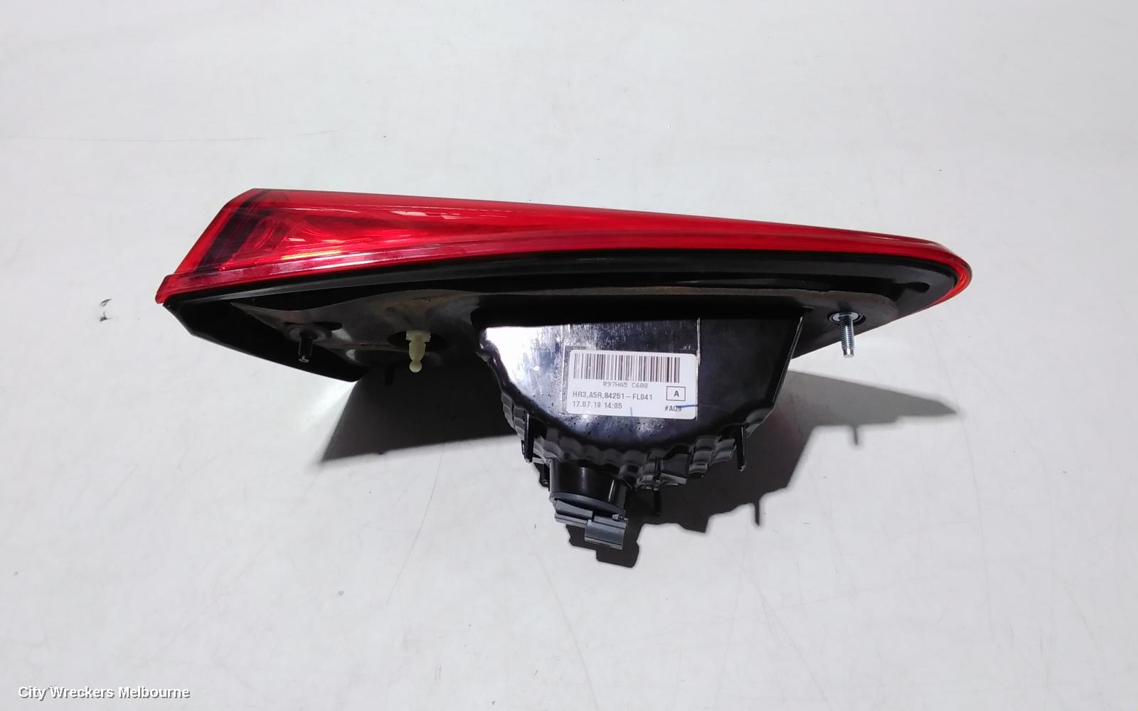 SUBARU IMPREZA REAR GARNISH, TAILGATE LAMP (RH SIDE), W/ CHROME INSERT TYPE, HATCH, G5, 11/2016 - 02/2020