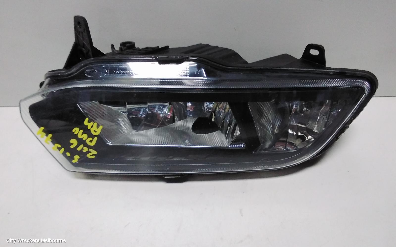 VOLKSWAGEN POLO RIGHT INDICATOR/FOG/SIDE, BUMPER FOGLAMP, 6R, 05/2014 - 09/2017