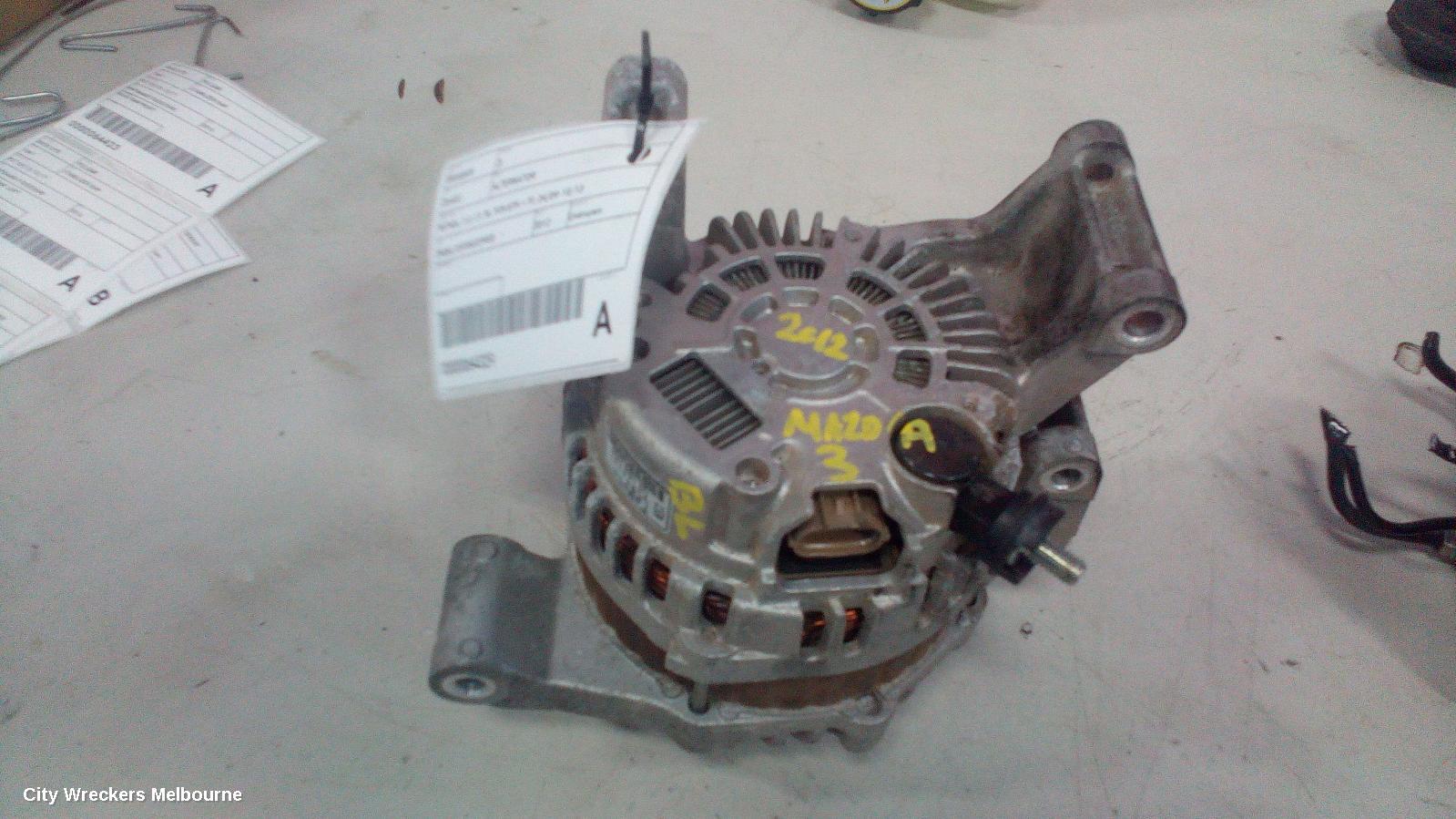 MAZDA 3 ALTERNATOR, PETROL, 2.0, LF, BL (VIN 8TH = F), 04/2009 - 10/2013
