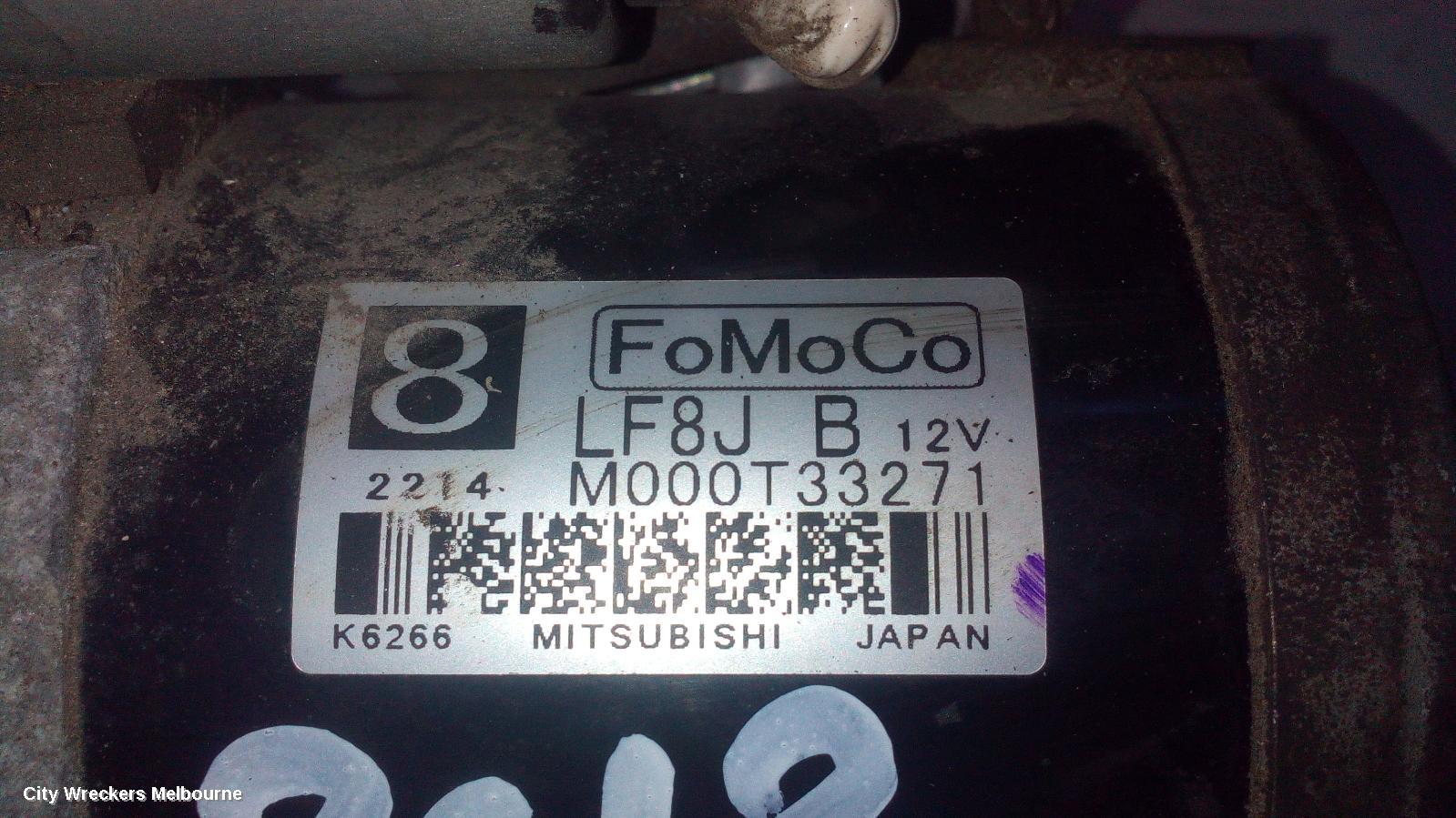 MAZDA 3 STARTER, PETROL, 2.0, P/N LF8J/LF8J18400B, BL, 04/2009 - 10/2013