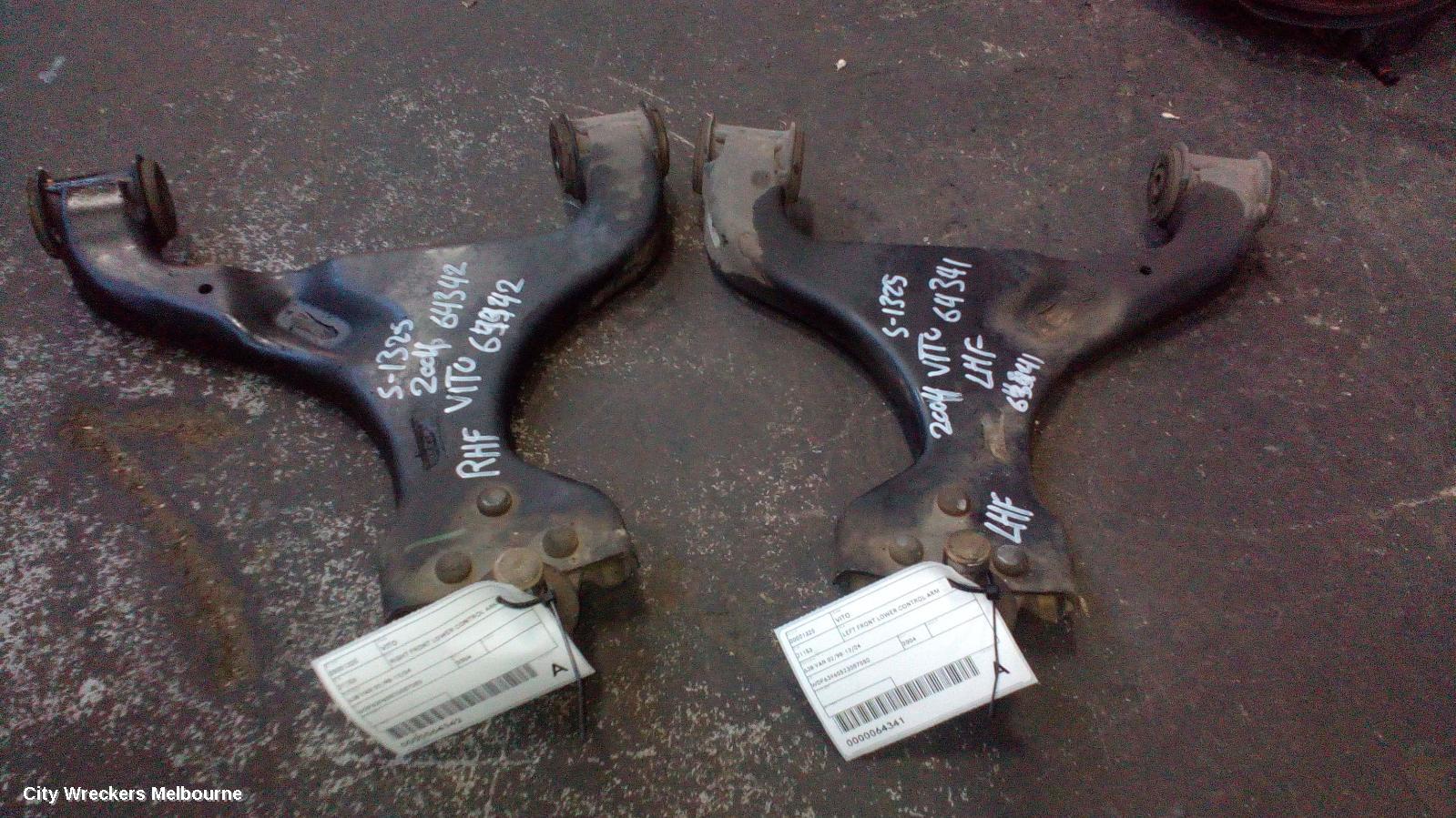 MERCEDES VITO LEFT FRONT LOWER CONTROL ARM, 638 VAN 02/1998 - 12/2004