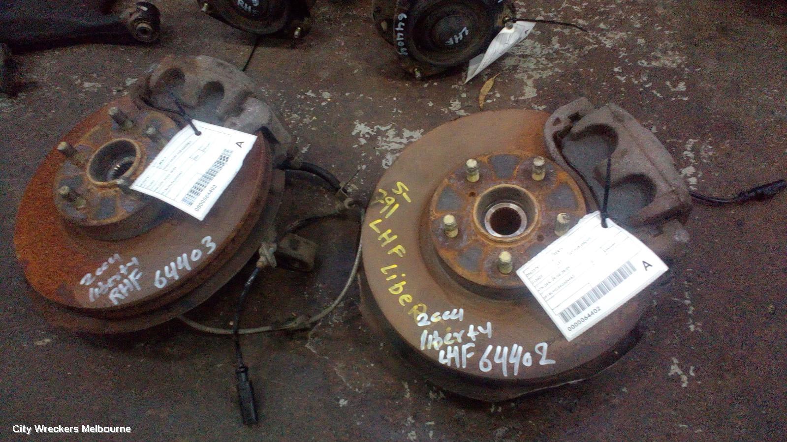 SUBARU LIBERTY RIGHT FRONT HUB ASSEMBLY, 4TH GEN, 09/2003 - 08/2009