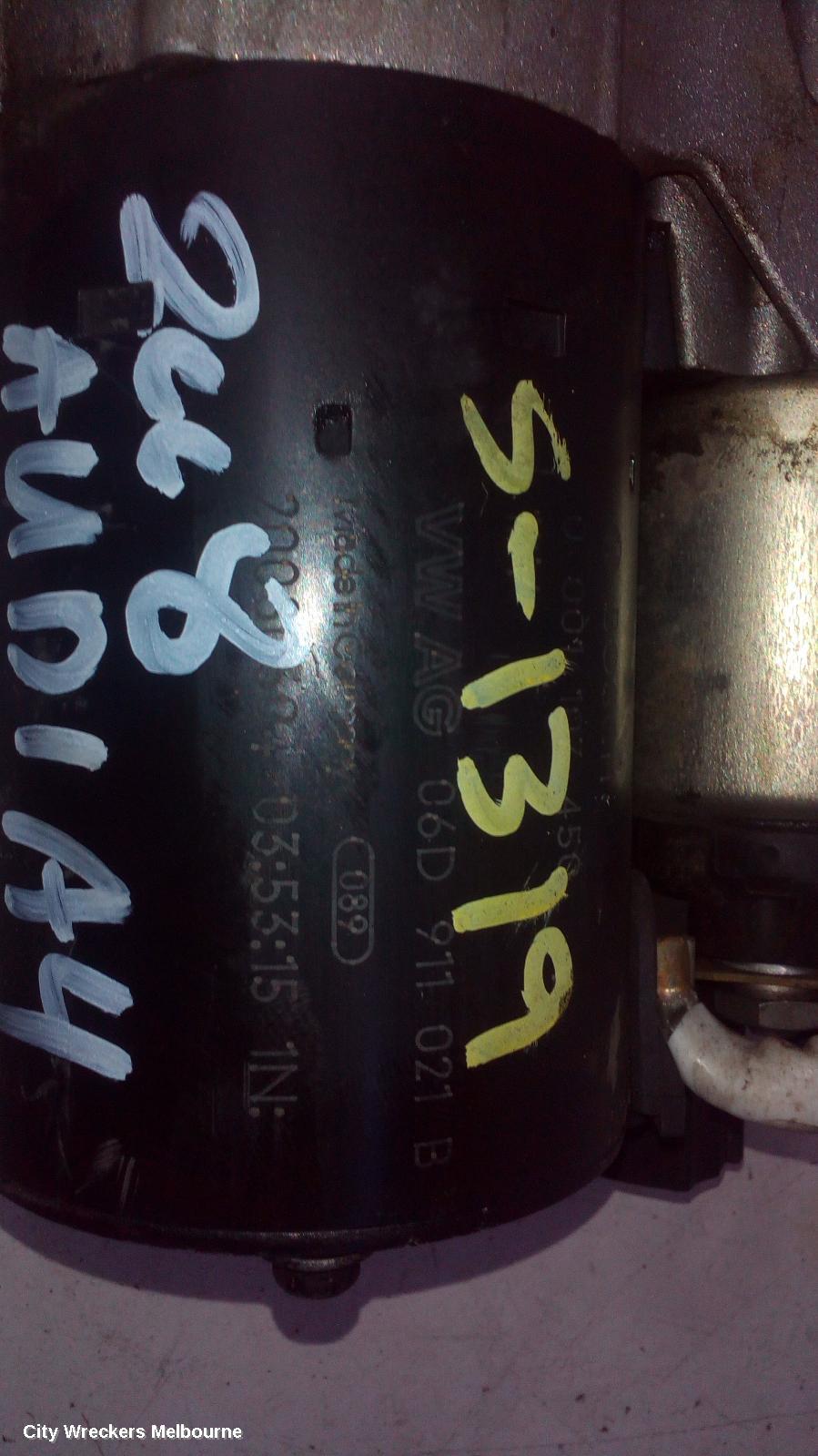 AUDI A4 STARTER, PETROL, 1.8, TURBO, B8 8K, CABB/CDHB CODE, 02/2008 - 06/2012