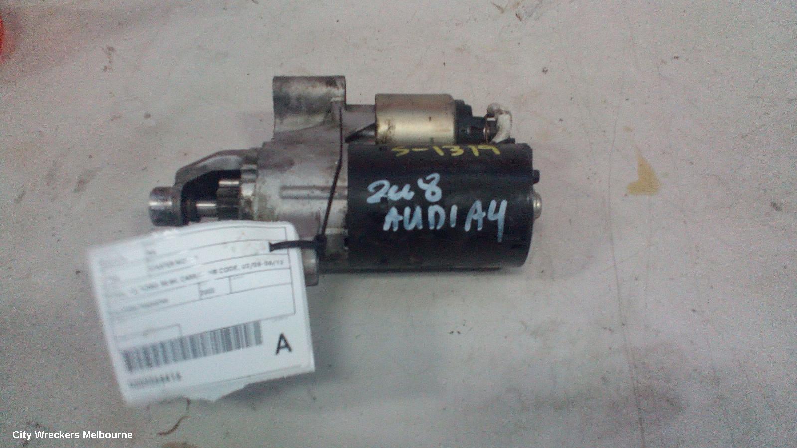 AUDI A4 STARTER, PETROL, 1.8, TURBO, B8 8K, CABB/CDHB CODE, 02/2008 - 06/2012