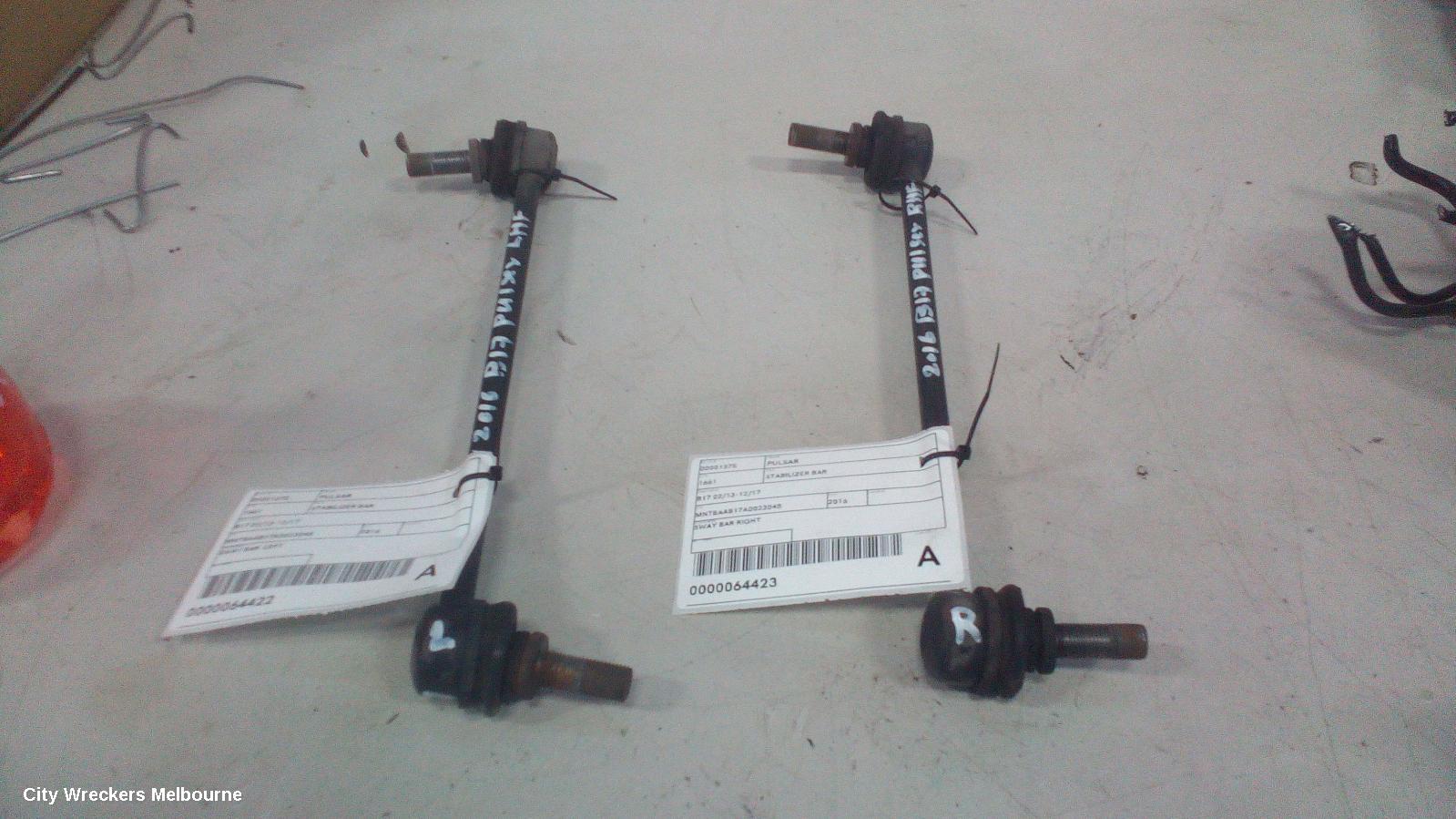 NISSAN PULSAR STABILISER BAR, B17 02/2013 - 12/2017