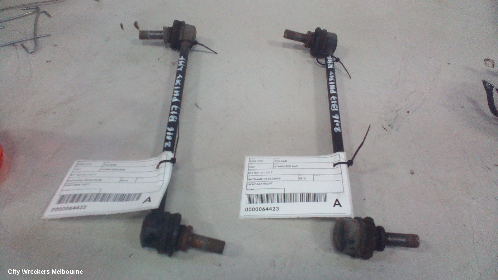 NISSAN PULSAR STABILISER BAR, B17 02/2013 - 12/2017