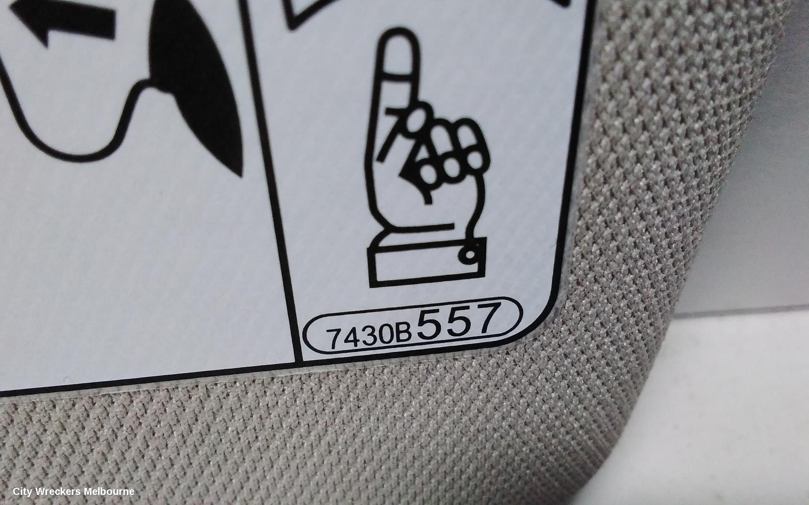 MITSUBISHI OUTLANDER SUNVISOR, ZK, LH SIDE, 04/2015 ONWARDS