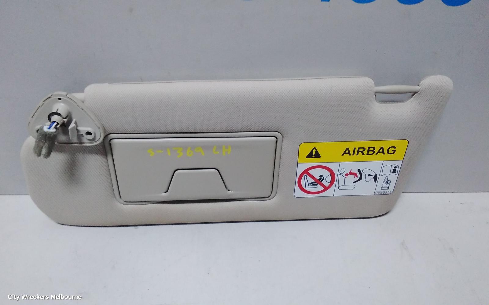 MITSUBISHI OUTLANDER SUNVISOR, ZK, LH SIDE, 04/2015 ONWARDS