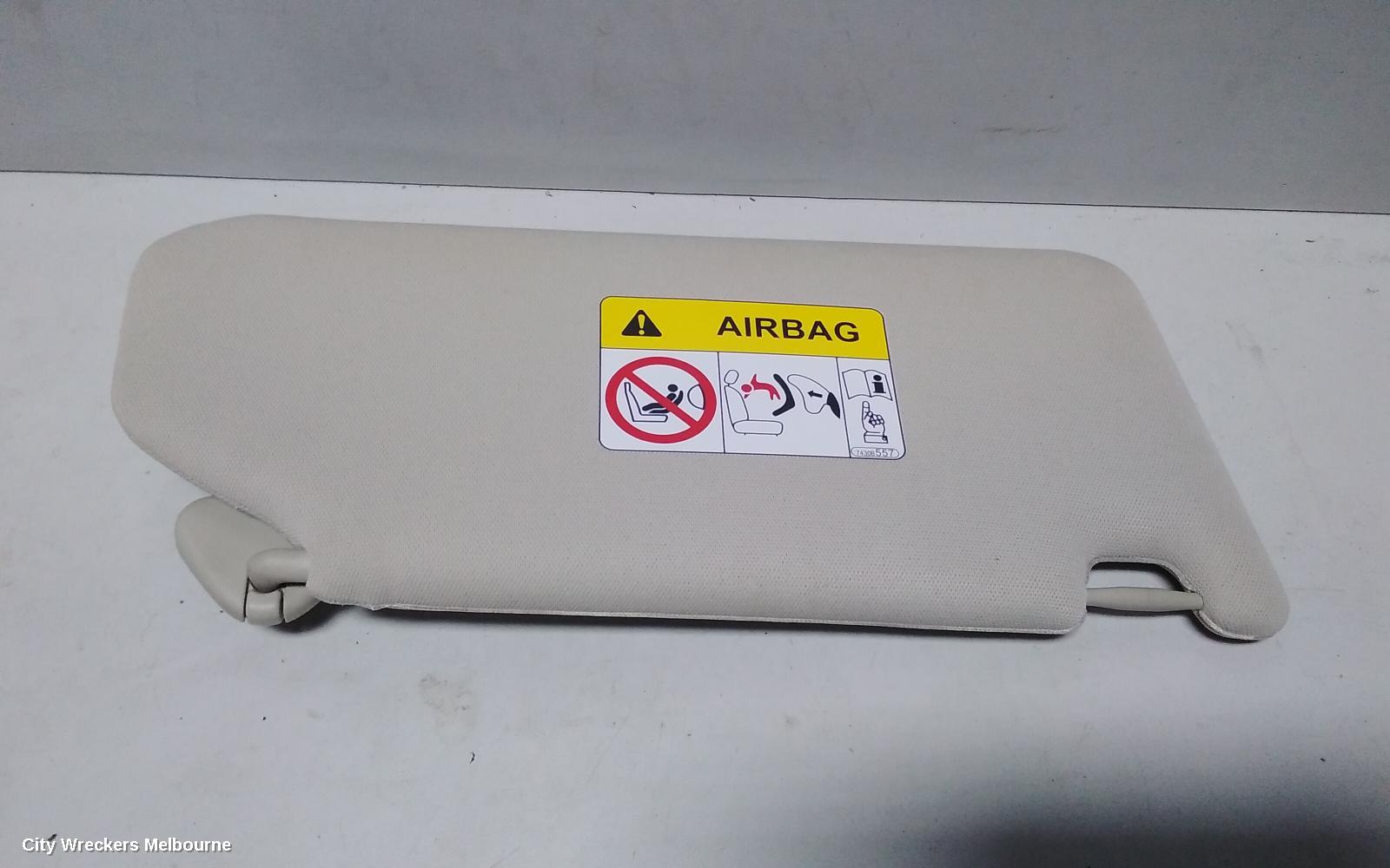 MITSUBISHI OUTLANDER SUNVISOR, ZK, LH SIDE, 04/2015 ONWARDS
