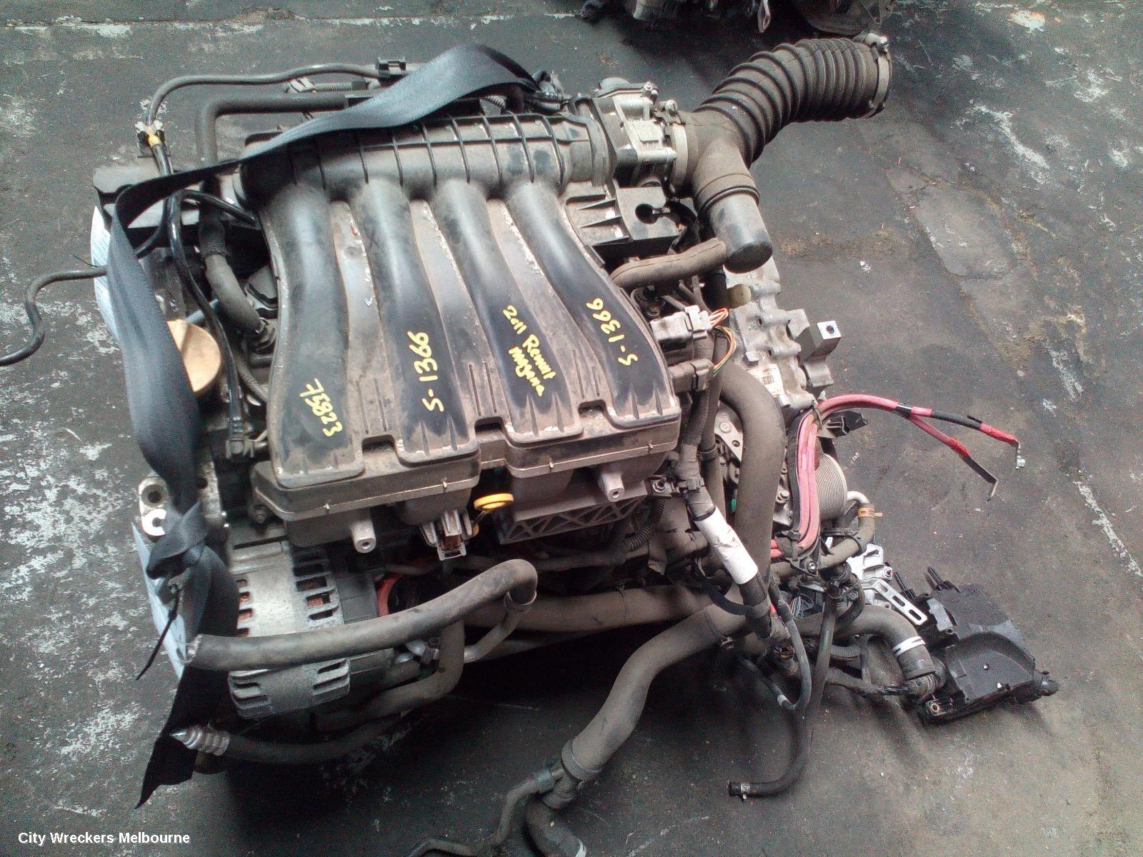 RENAULT MEGANE ENGINE, PETROL, 2.0, M4RK, X32/X95, 09/2008 - 05/2016