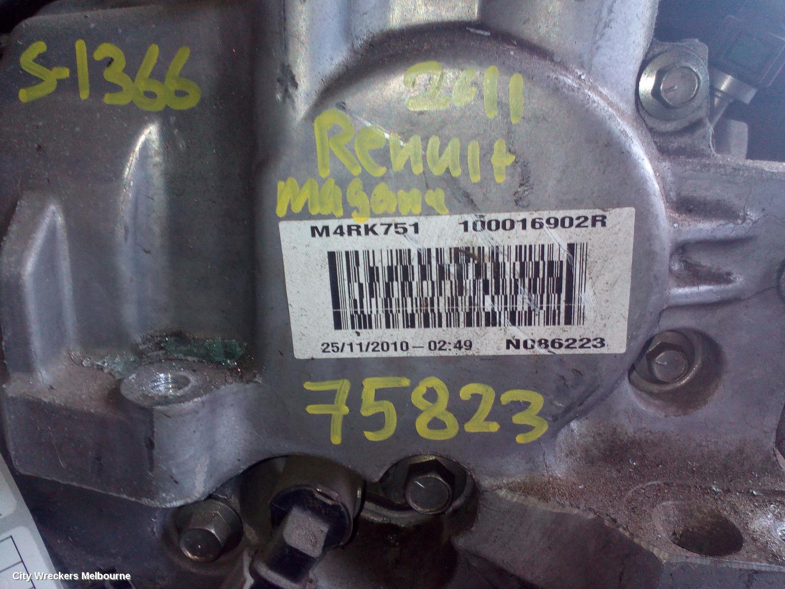 RENAULT MEGANE ENGINE, PETROL, 2.0, M4RK, X32/X95, 09/2008 - 05/2016