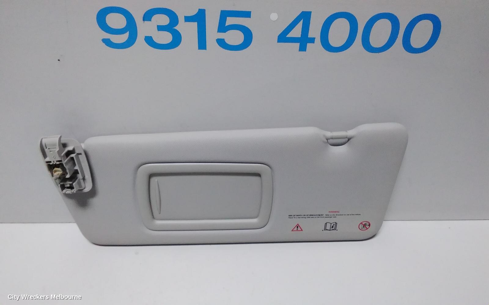RENAULT MEGANE SUNVISOR, X32/X95/K95, LH SIDE, 09/2010 - 05/2016
