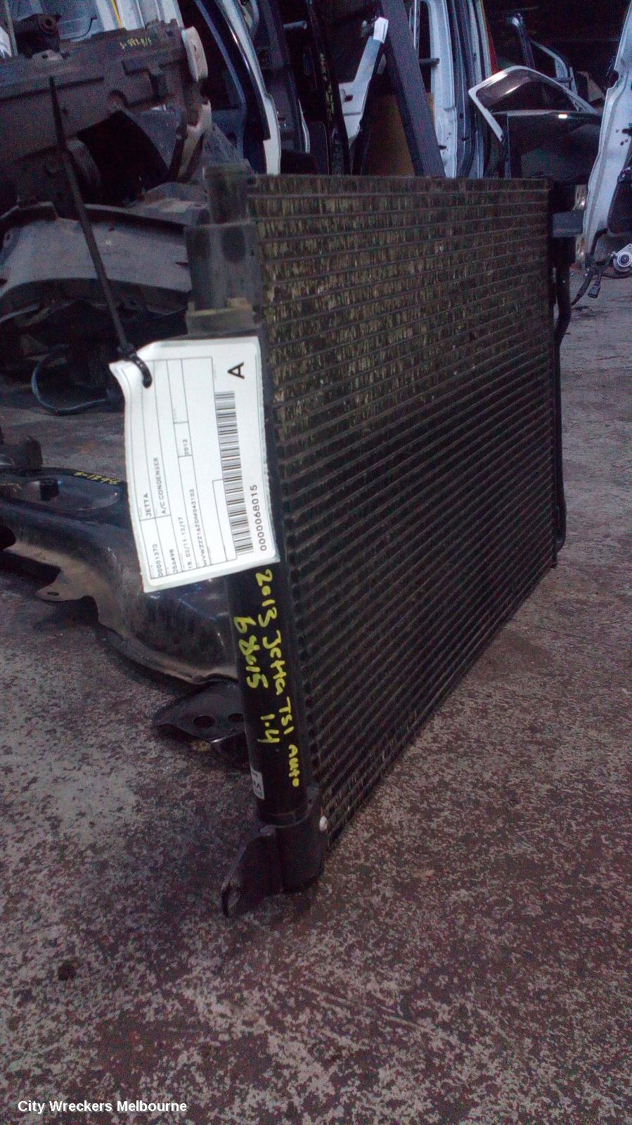 VOLKSWAGEN JETTA A/C CONDENSER, 1B, 02/2011 - 12/2017