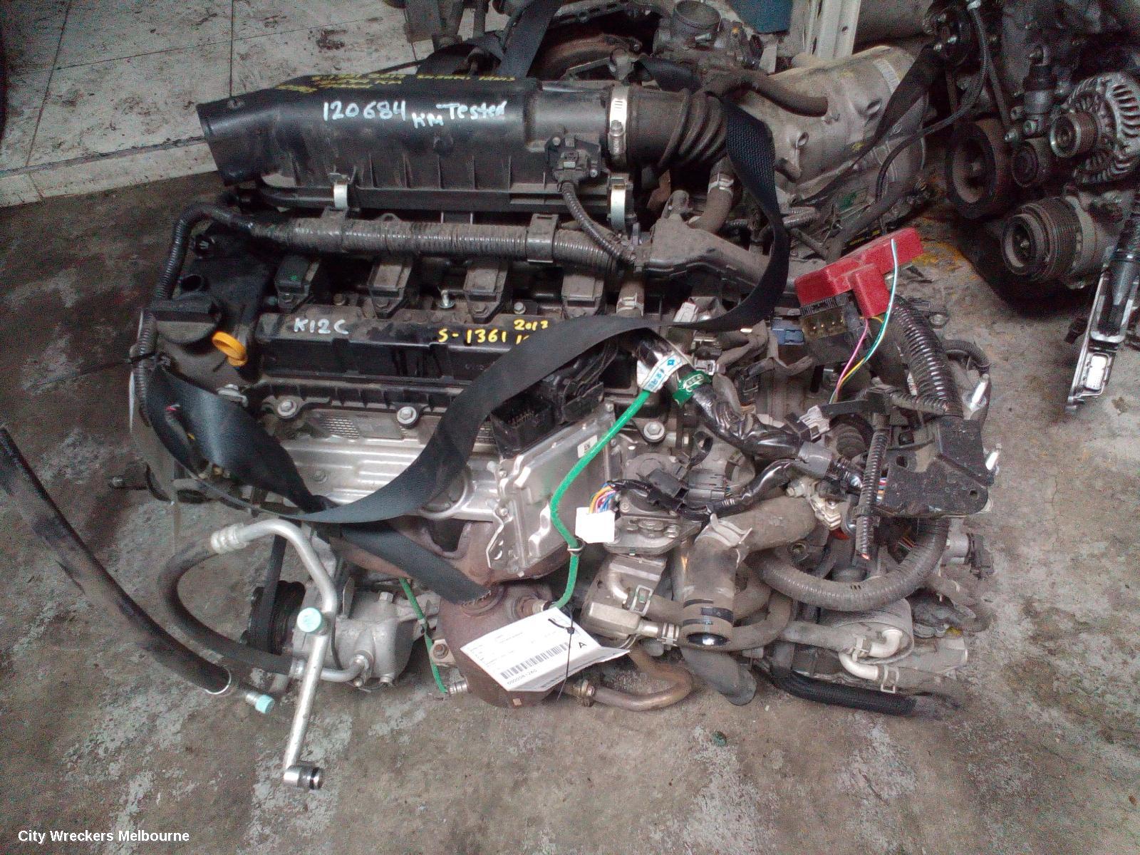 SUZUKI IGNIS TRANS/GEARBOX, AUTO (CVT), PETROL, 1.2, K12C, MF, 11/2016 ONWARDS