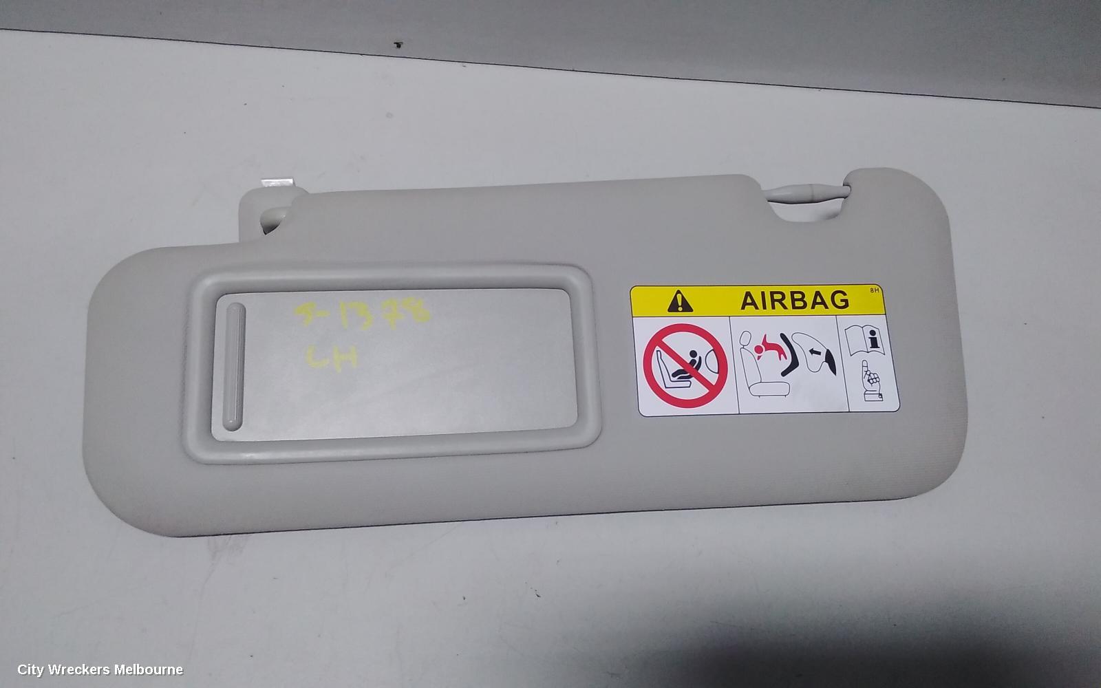 MAZDA 3 SUNVISOR, BM, LH SIDE, 06/2013 - 05/2016