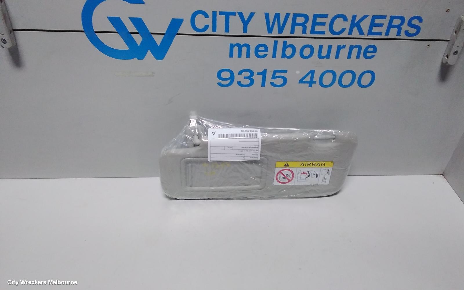 MAZDA 3 SUNVISOR, BM, LH SIDE, 06/2013 - 05/2016