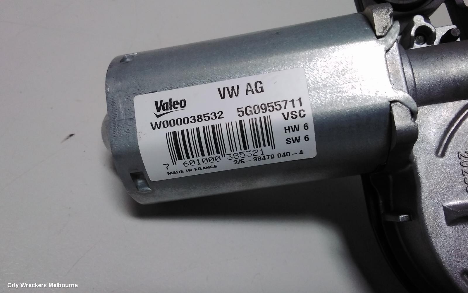 VOLKSWAGEN GOLF WIPER MOTOR, TAILGATE, HATCH/WAGON, GEN 7, 03/2013 ONWARDS