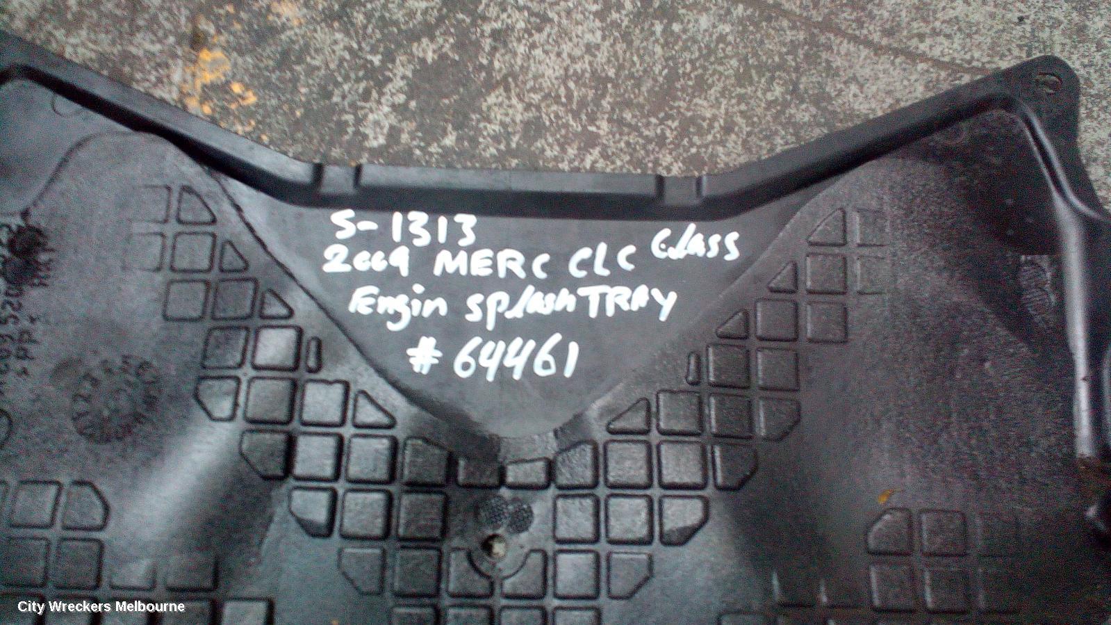 MERCEDES CLC CLASS LOWER ENGINE SPLASH TRAY, CL203, 08/2008 - 03/2011