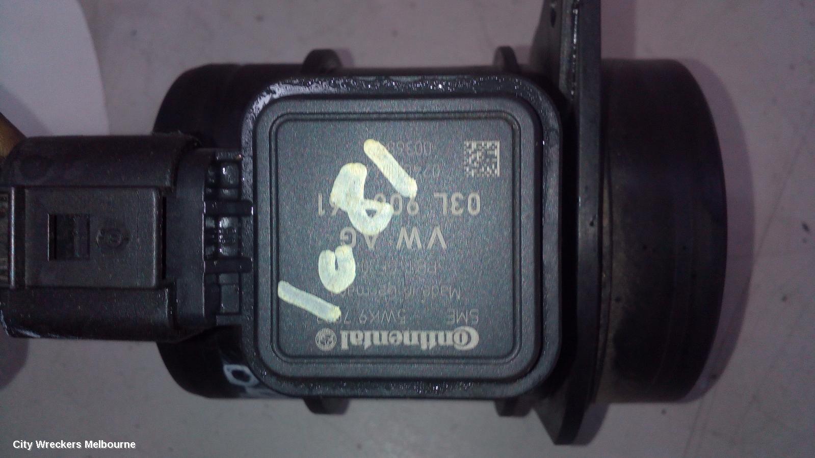 VOLKSWAGEN CADDY AIR FLOW METER, 1.6, DIESEL, 2K, 08/2010 - 06/2015