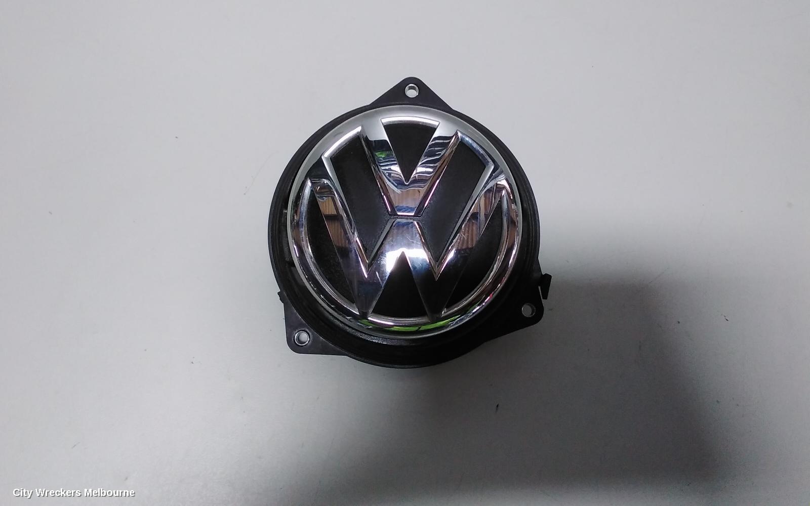 VOLKSWAGEN GOLF TAILGATE HANDLE, GEN 6, HATCH, NON CAMERA TYPE, 10/2008 - 03/2013