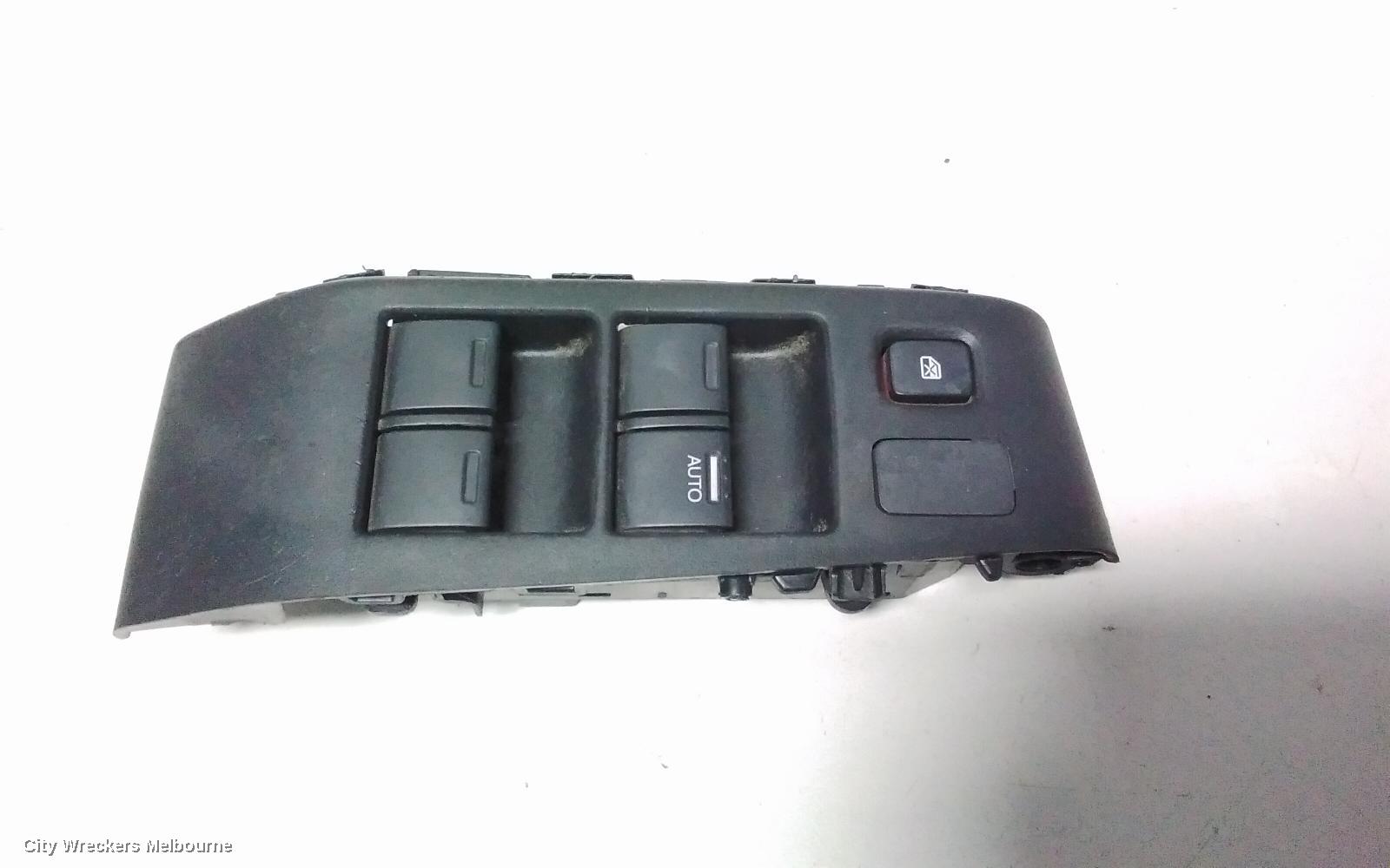 HONDA JAZZ PWR DR WIND SWITCH, RH FRONT (MASTER SWTICH), GE, 04/2011 - 06/2014
