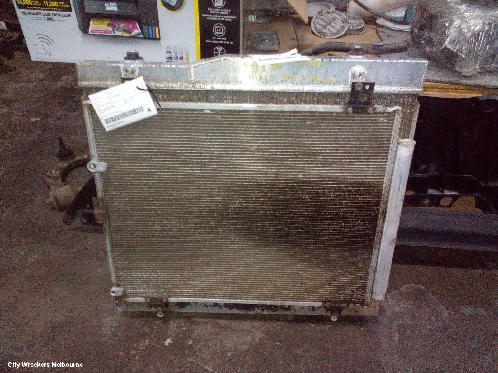 TOYOTA HIACE A/C CONDENSER, TRH/KDH, 03/2005 - 04/2019