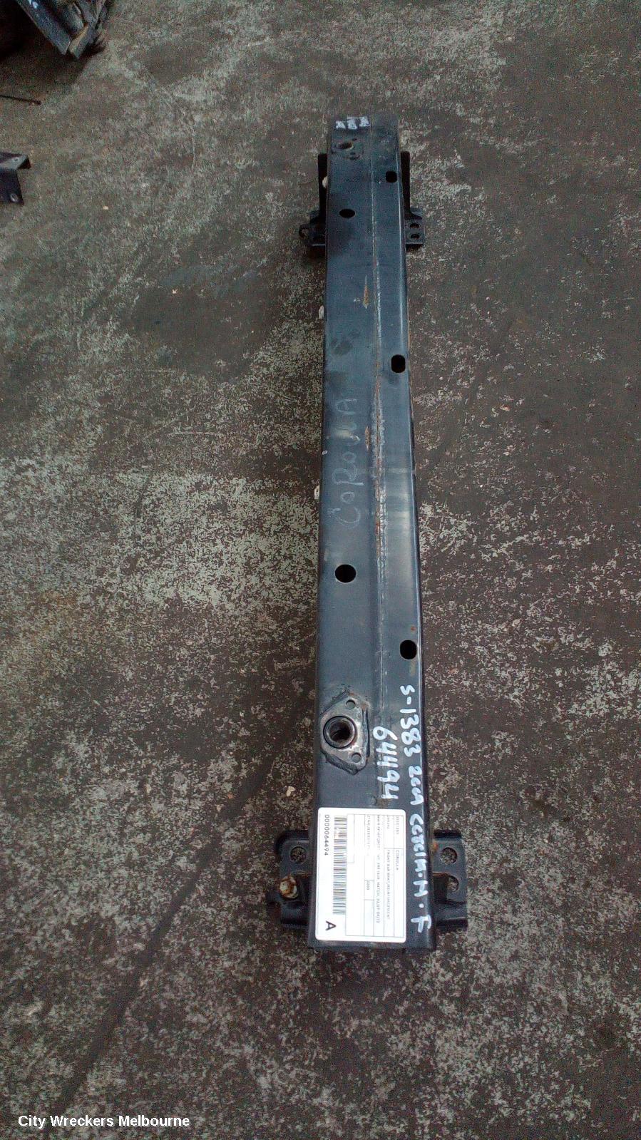 TOYOTA COROLLA F/BAR REINFORC/BRACK, MAIN REINFORCEMENT, ZRE152R, HATCH, 03/2007 - 09/2012