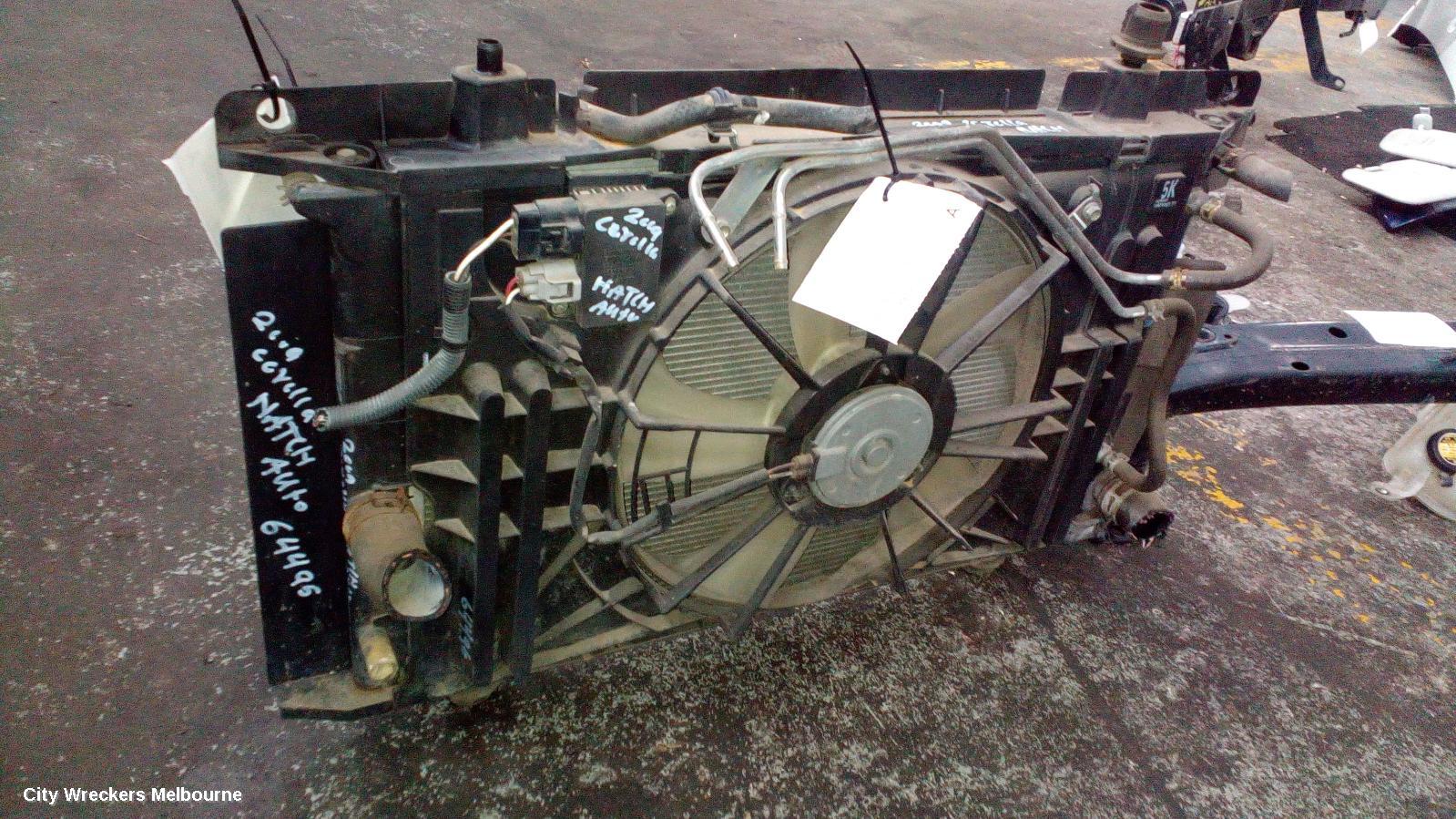 TOYOTA COROLLA A/C CONDENSER, ZRE152/20153R, 03/2007 - 10/2013