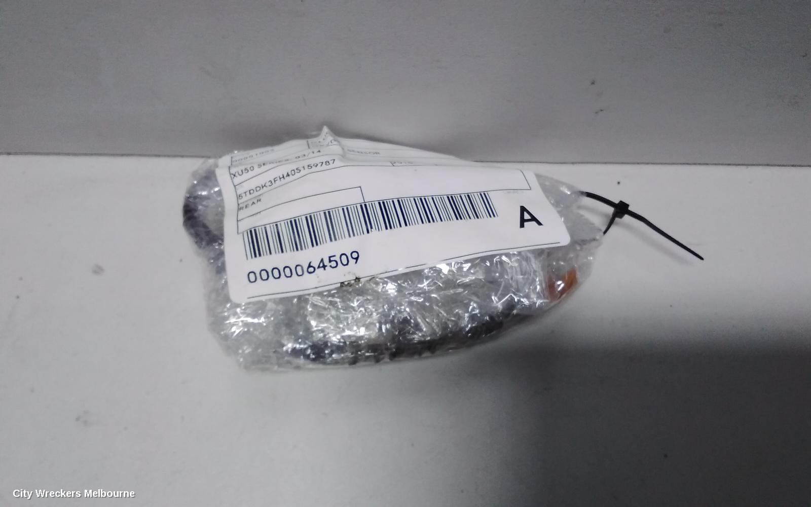 TOYOTA KLUGER OXYGEN SENSOR, XU50 SERIES, 03/2014 - 02/2021