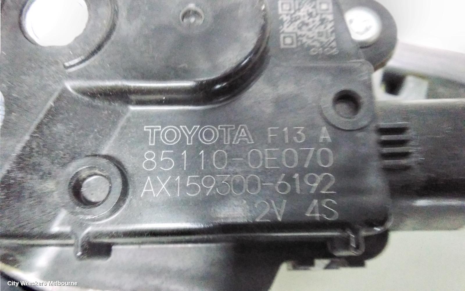 TOYOTA KLUGER WIPER MOTOR, FRONT, GSU50/GSU55, 03/2014 - 02/2021