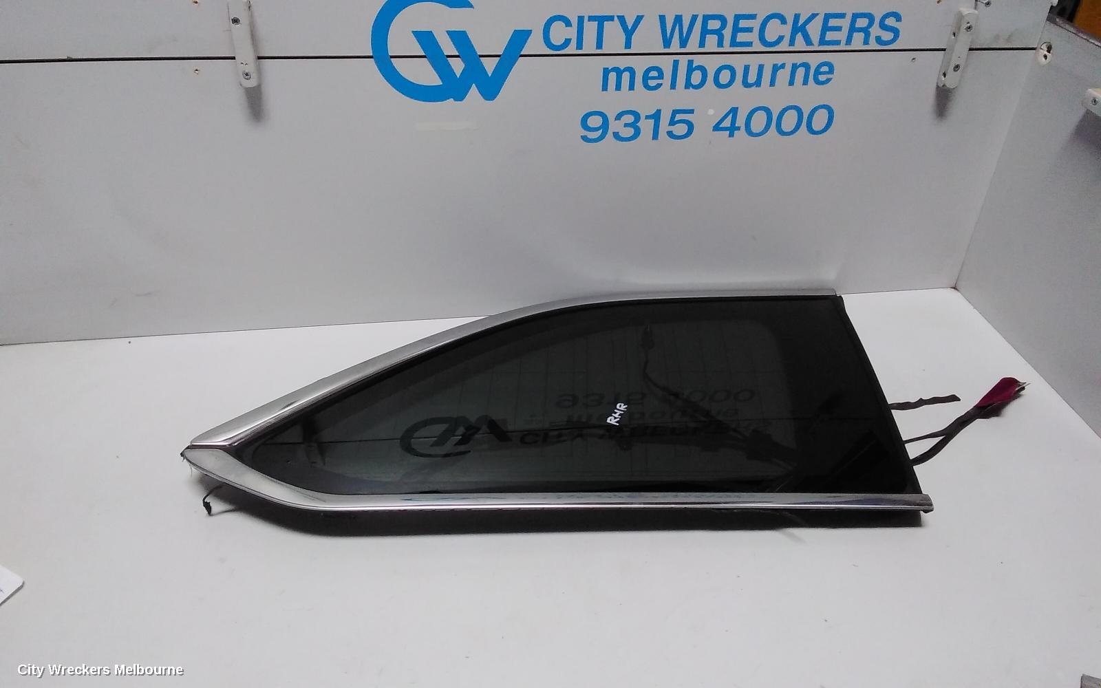 TOYOTA KLUGER RIGHT REAR SIDE GLASS, GSU50/GSU55, 12/2013 - 02/2021