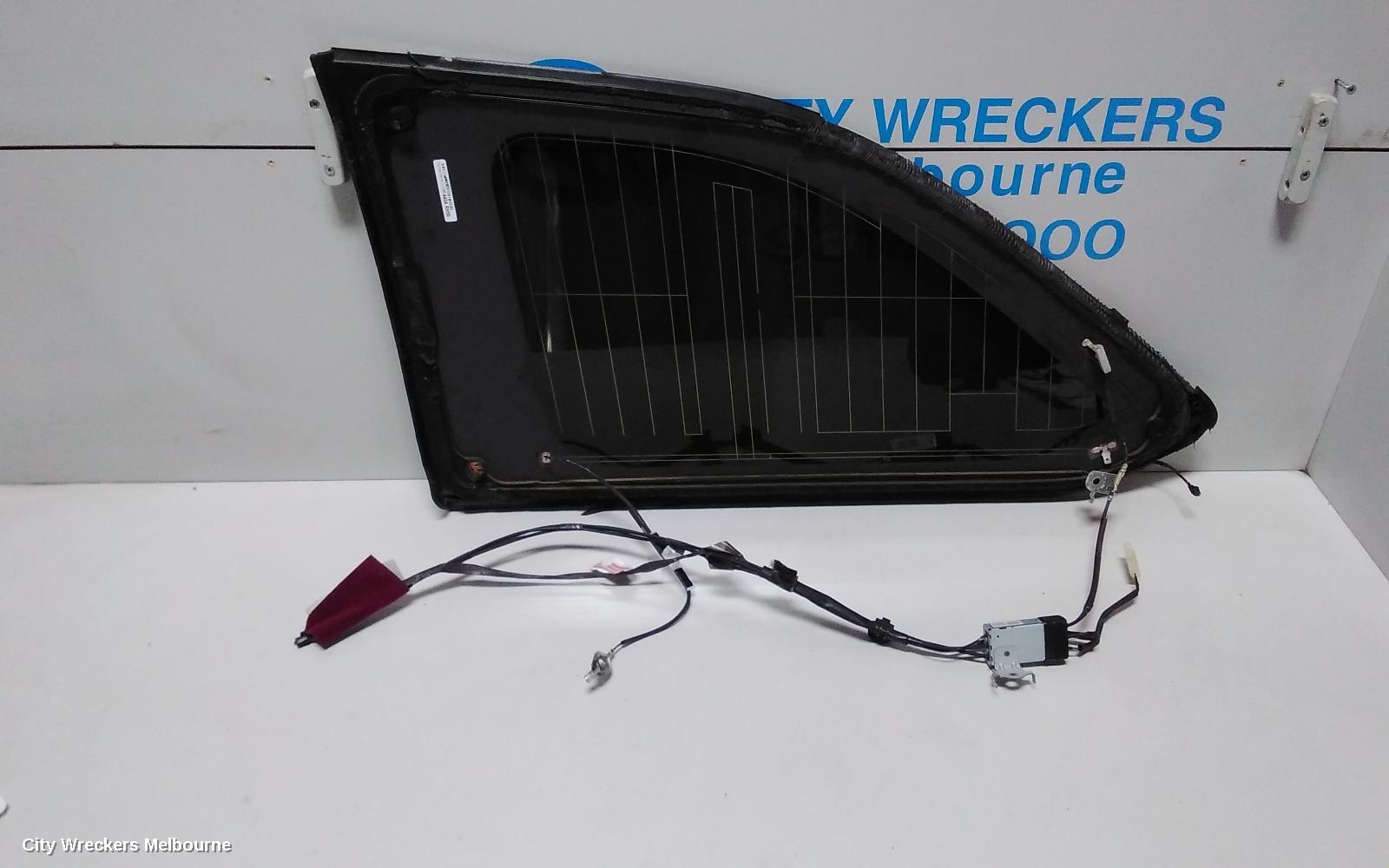 TOYOTA KLUGER RIGHT REAR SIDE GLASS, GSU50/GSU55, 12/2013 - 02/2021