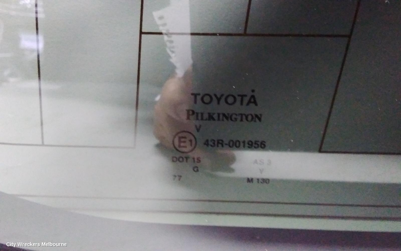 TOYOTA KLUGER RIGHT REAR SIDE GLASS, GSU50/GSU55, 12/2013 - 02/2021