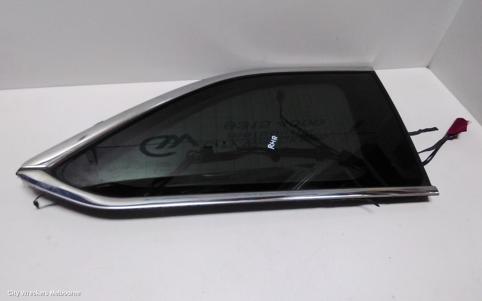 TOYOTA KLUGER RIGHT REAR SIDE GLASS, GSU50/GSU55, 12/2013 - 02/2021