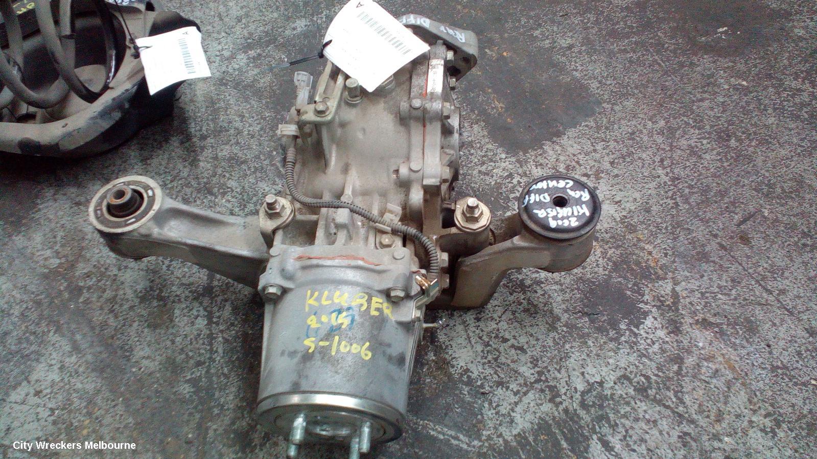 TOYOTA KLUGER DIFFERENTIAL CENTRE, REAR, GSU50/GSU55, 2.277 RATIO, 03/2014 - 02/2021