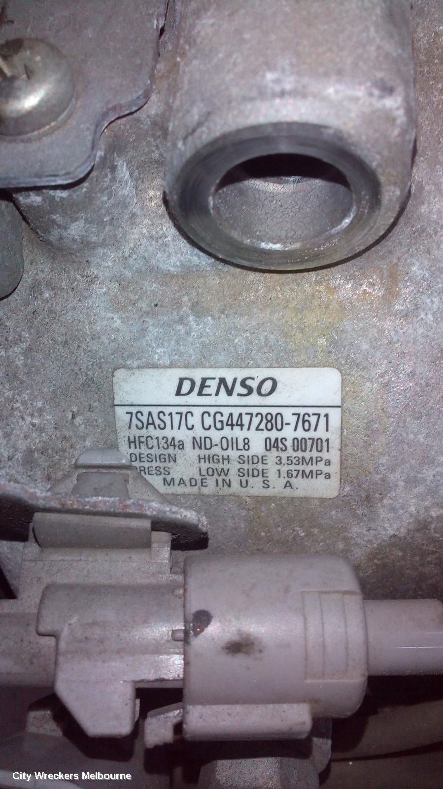 TOYOTA KLUGER A/C COMPRESSOR, 3.5, 2GR-FE, PETROL, GSU50/GSU55, 03/2014 - 10/2016
