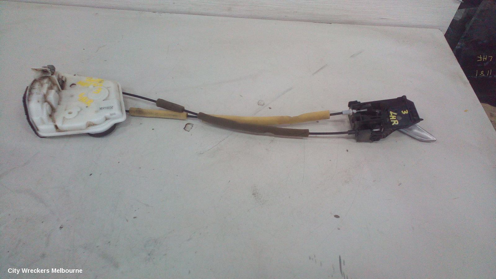 MAZDA 3 DOOR/BOOT/GATE LOCK, LEFT REAR DOOR LOCK, BM-BN, 06/2013 - 02/2019