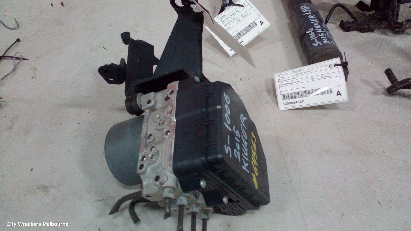 TOYOTA KLUGER ABS PUMP/MODULATOR, XU50 SERIES, 03/2014 - 01/2017