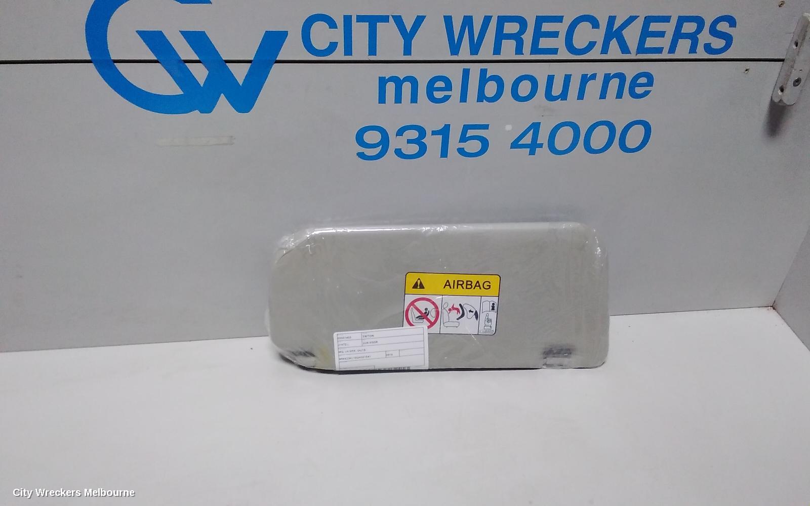 MITSUBISHI TRITON SUNVISOR, MQ, LH SIDE, VINYL, GREY, 03/2015 - 10/2018